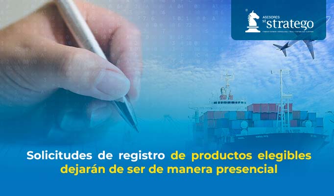 Solicitudes de registro de productos elegibles dejar