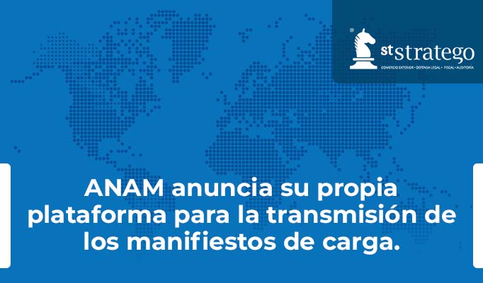 ANAM anuncia su propia plataforma para la transmisión de los manifiestos de carga.