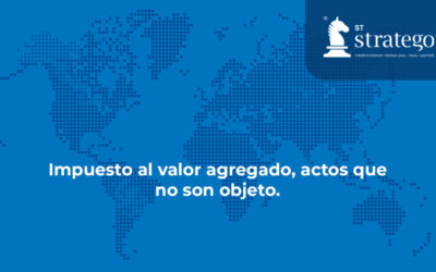 Impuesto al valor agregado, actos que no son objeto.